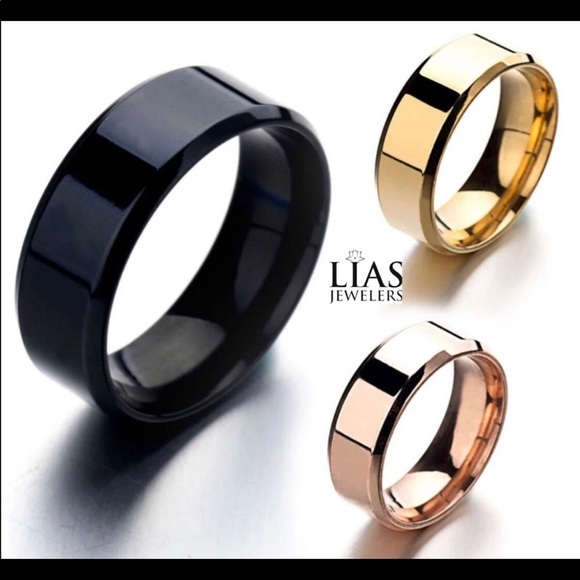 New 18k gold men wedding ring wedding band ( choose 1)